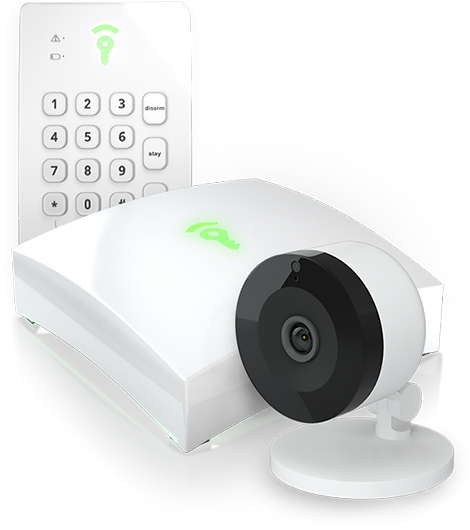 Image of Hub, Keypad and Indoor Camera - Frontpoint Security Packages Starting at $99 